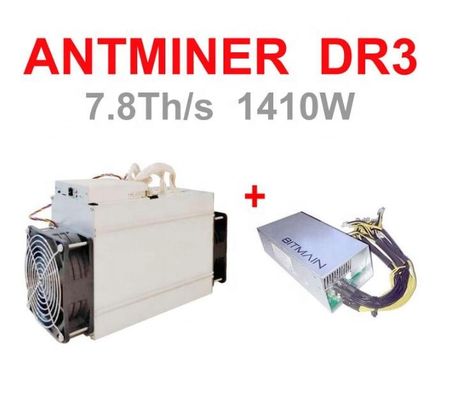 Bitmain Antminer DR3 7.8ο Blake256r14 Asic για τη μεταλλεία νομισμάτων DCR