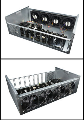 Μηχανή εγκαταστάσεων γεώτρησης μεταλλείας BTC ETH GPU, πλαίσιο εγκαταστάσεων γεώτρησης μεταλλείας AMD A68 8 Gpu