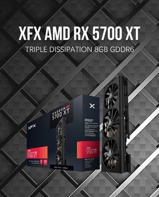 2560 πυρήνες Radeon Rx 5700 κάρτα γραφικών Xt, κάρτα γραφικών μεταλλείας 8GB GDDR6 ETH